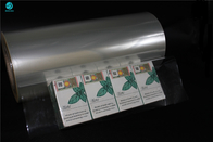 25 Micron Thickness PVC Transparent Packaging Film For Naked Cigarette Box Packaging