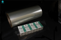 360mm Transparent Cellophane PVC Packaging Film For Naked Cigarette Box Packaging