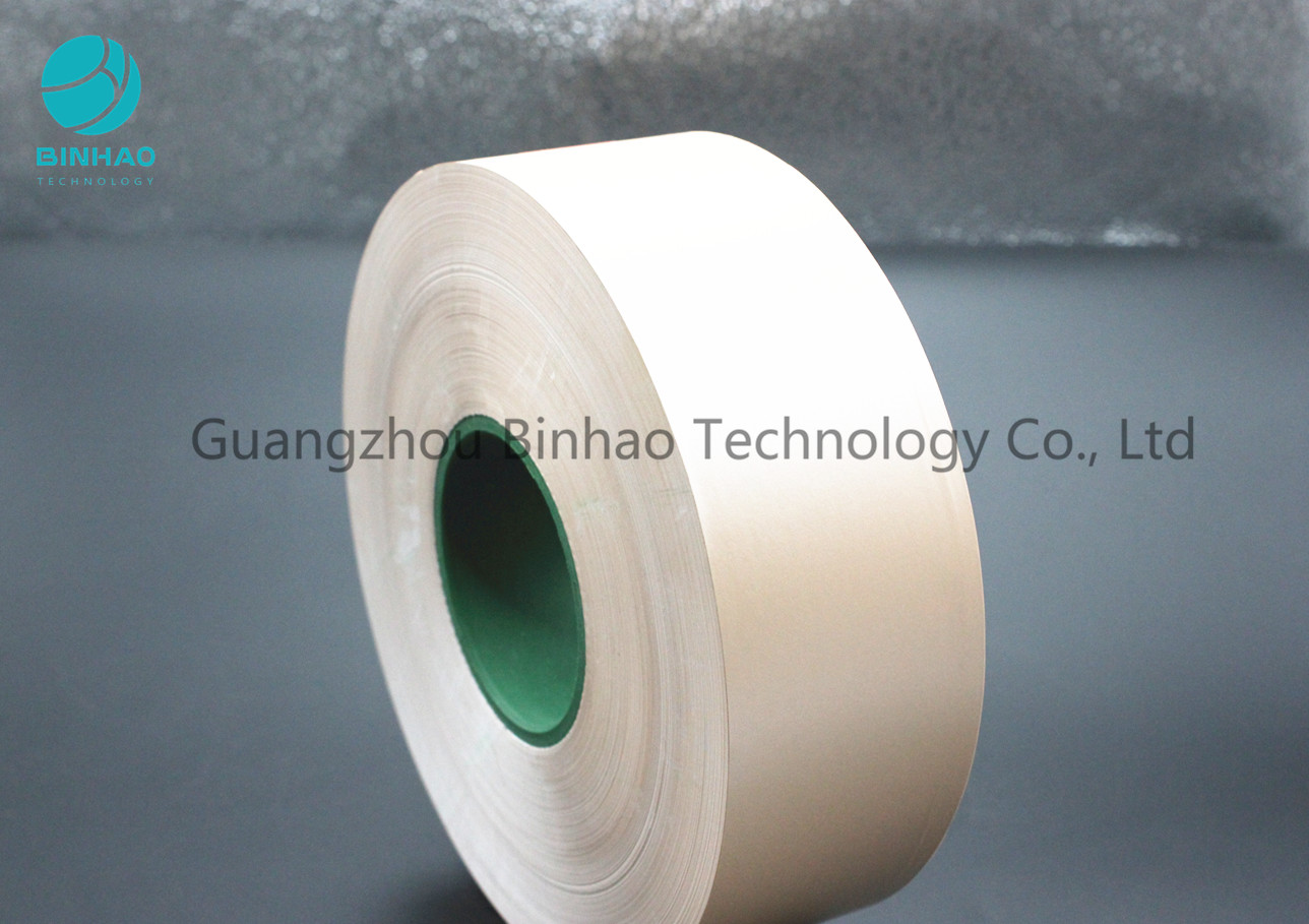 Cigarette Filter Wood Pulp Tipping Paper Roll With Pearly Gloss 34-38gsm