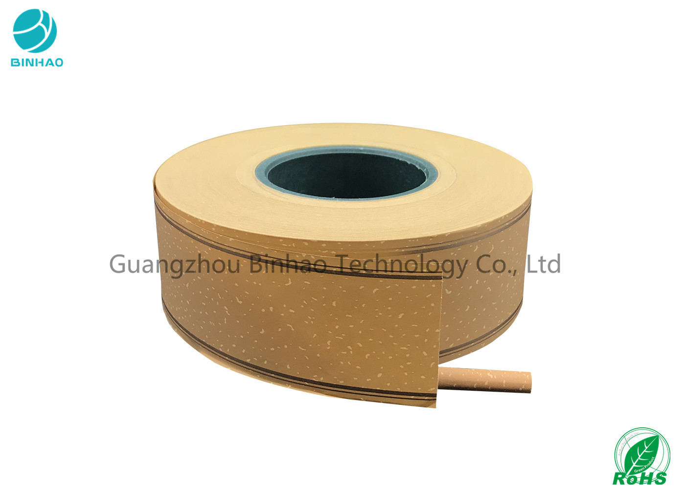High Light Cork Tipping Paper PE Coated + Pure Wood Base 52mm , 60mm , 62mm Width