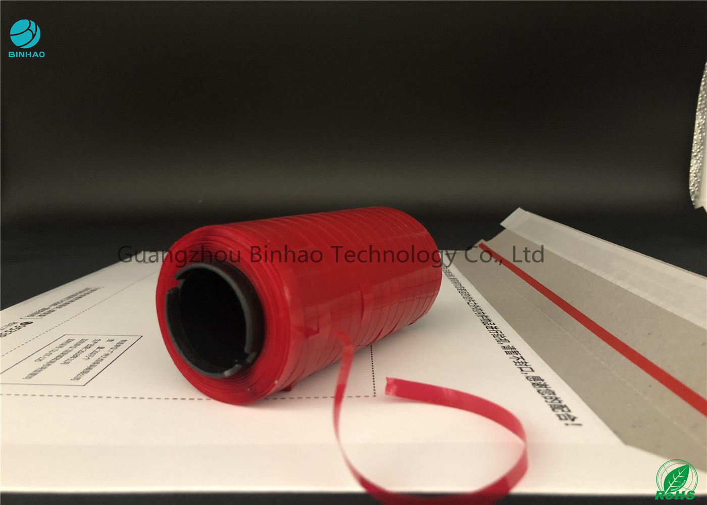 Red Envelope Tear Strip Tape / Hot Melt Adhesive Tearable Packing Tape
