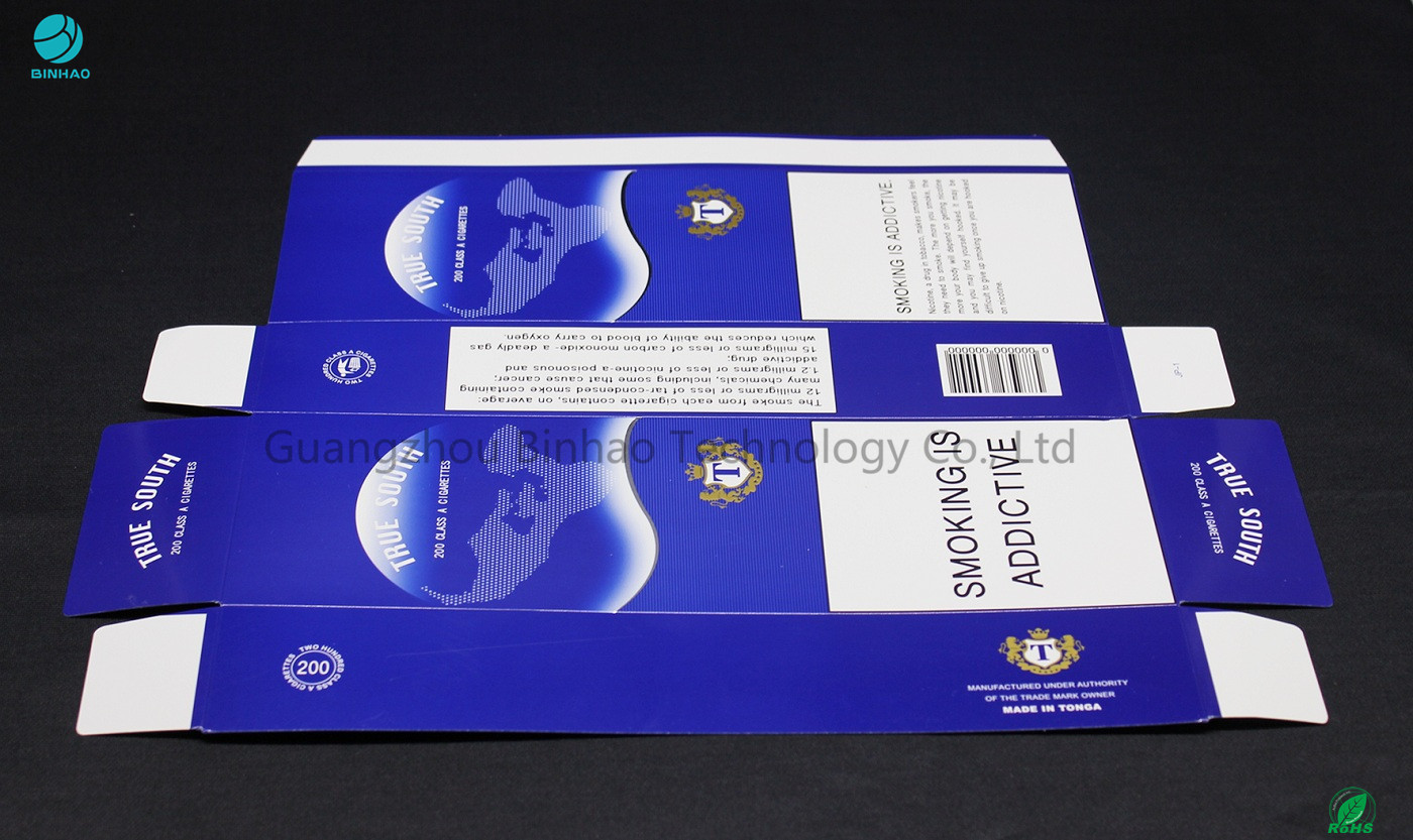 Durable Cardboard Cigarette Cases With Foil Paper Inner / Paper Cigarette Case