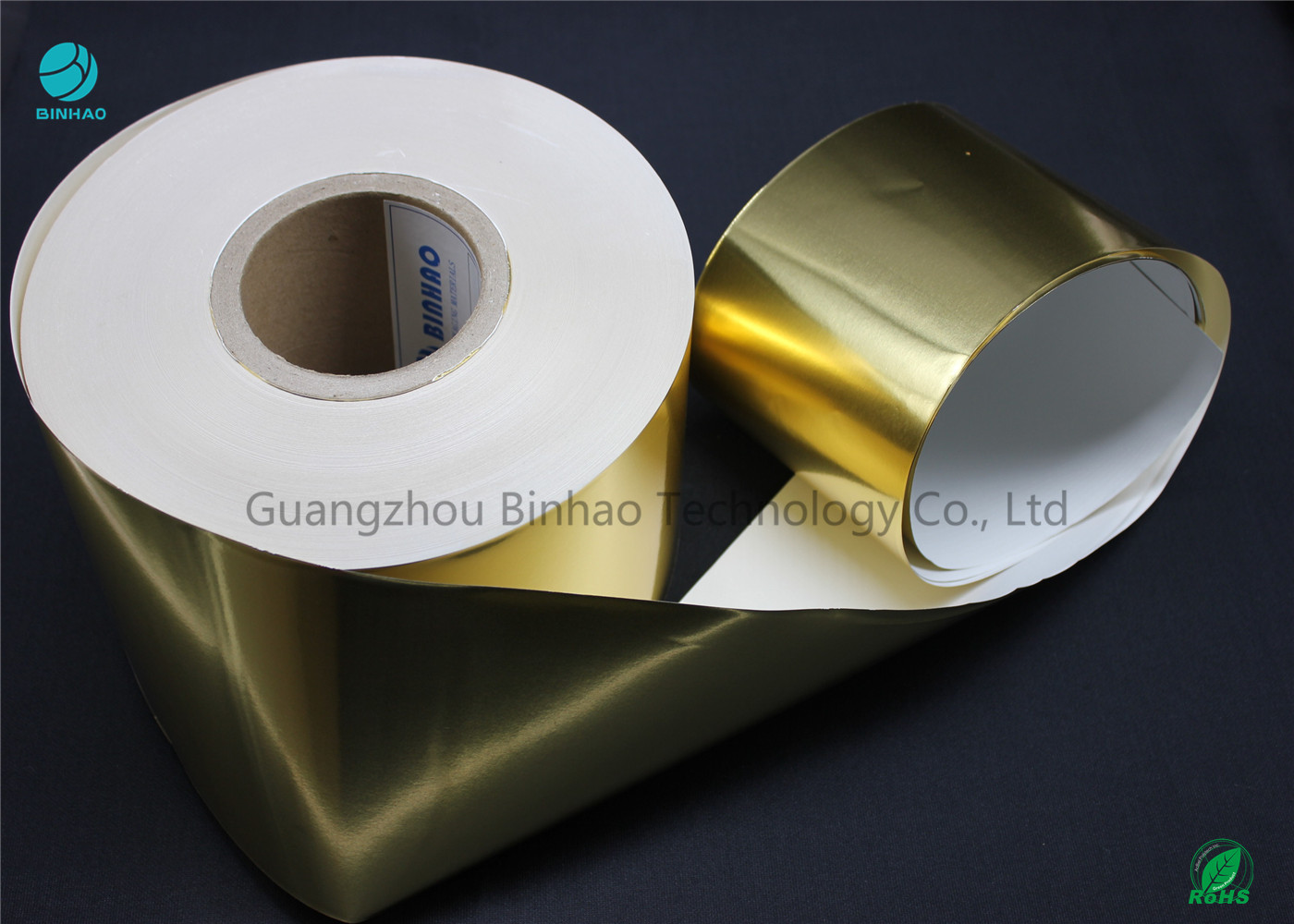 Customized Gold Ultra Thin Waterproof Aluminium Foil Paper For Cigarette Packet Soft Inner Liner