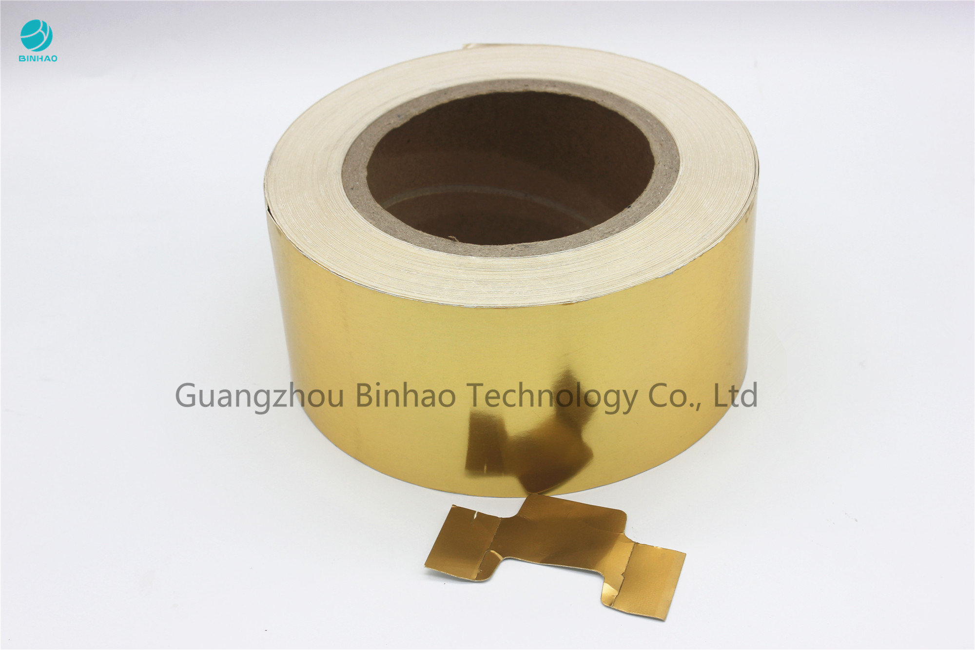 Smoothness Surface Cigarette Paperboard 230g Inner Frame Gold Color Customized For Box Insert