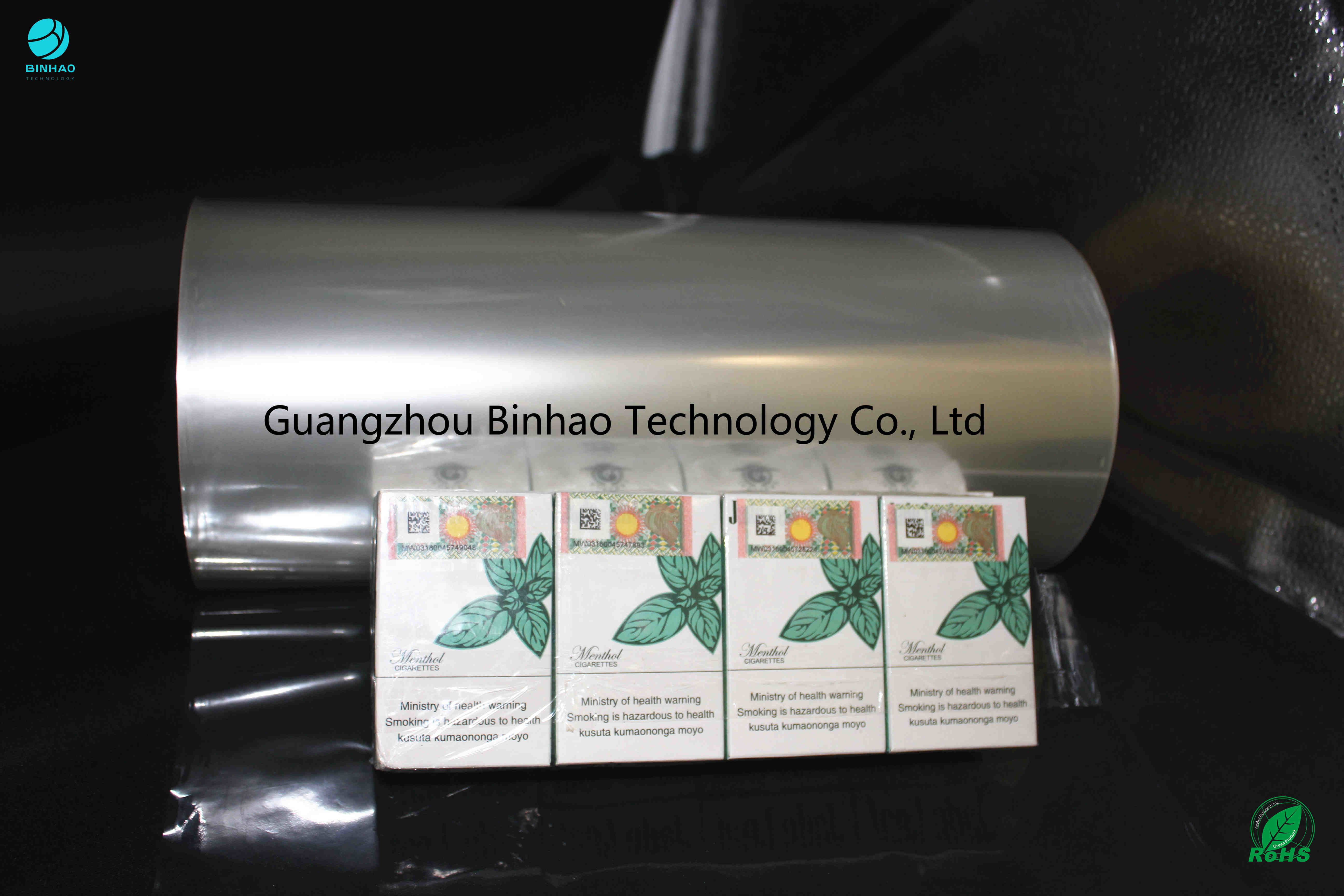 Stiffness Enhanced Clarity PVC Packaging Film Cigarette Packing Materials Inner Core 76mm