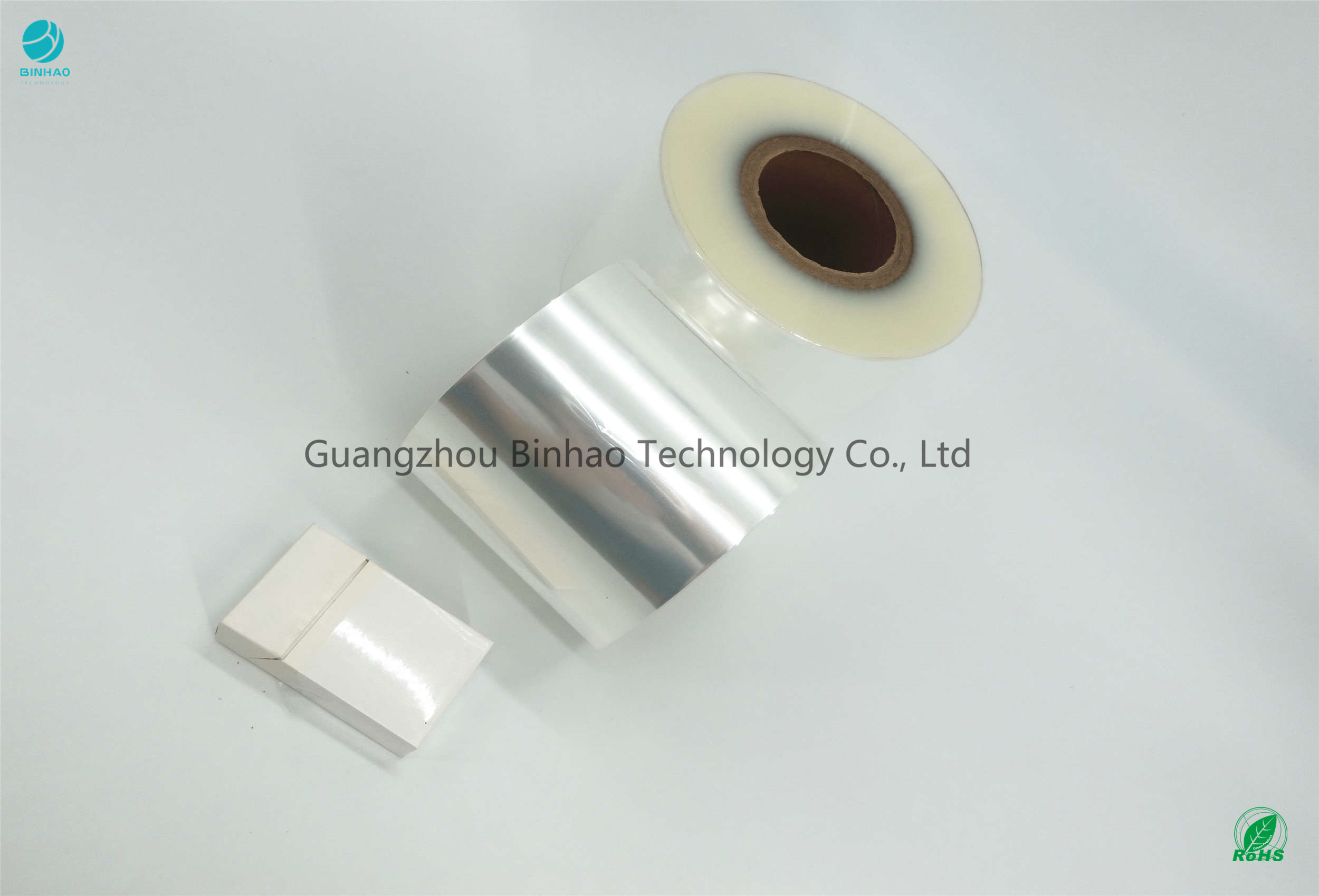 Transparency Clean BOPP Film Roll Hardness Soft Cigarette Boxes Packing