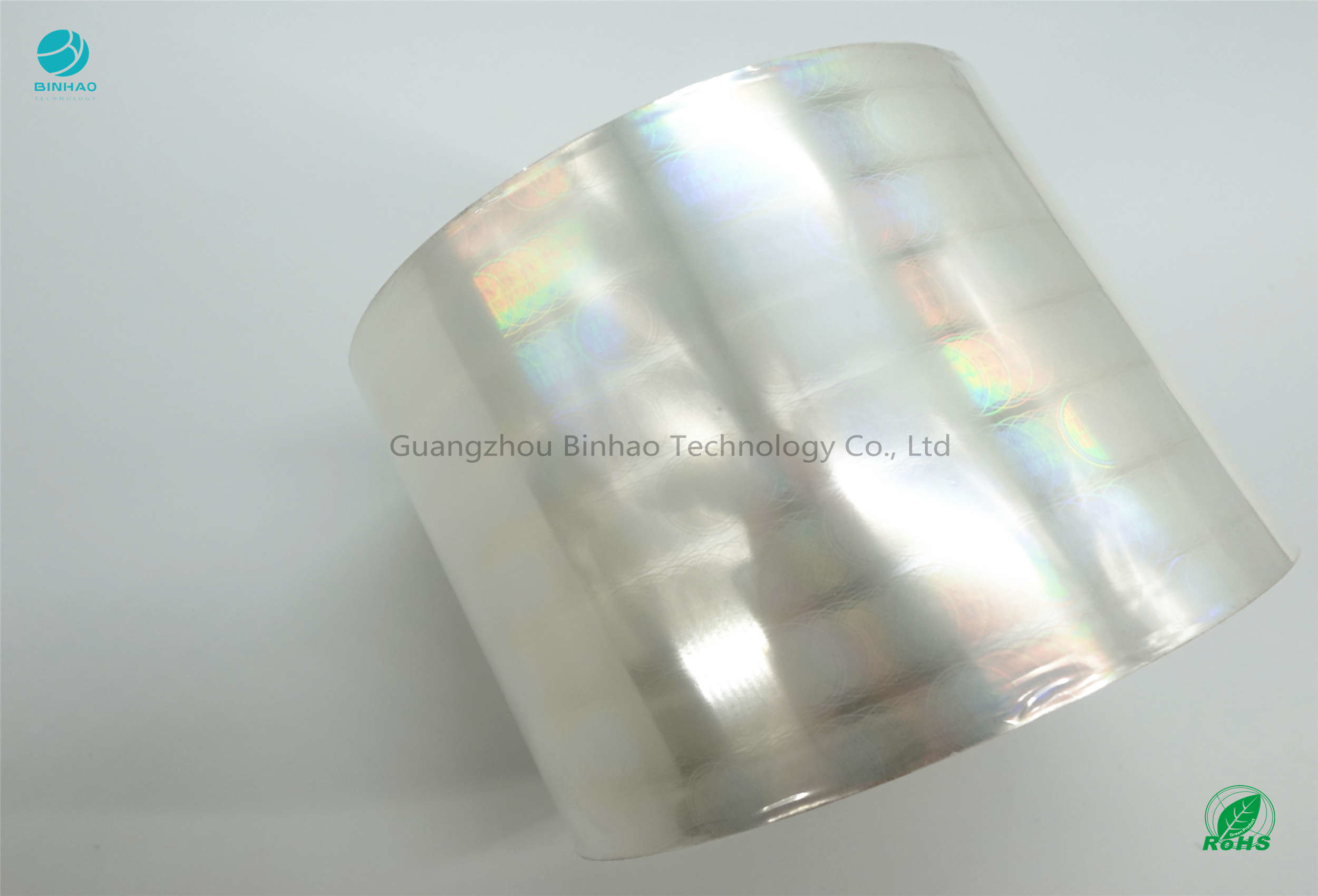 Durable BOPP Shrink Film Laser Tobacco Holographic Shining Surface Under Light Package