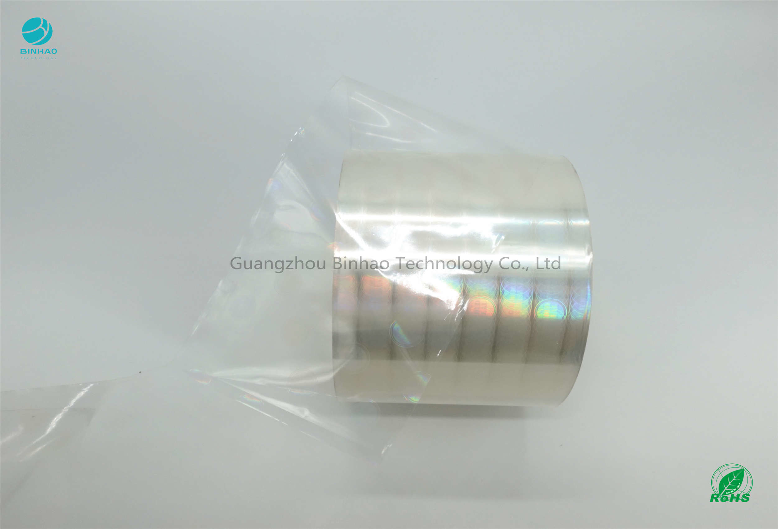 No Defects Cutting Edge Tidy Cigarette BOPP Film Roll Holographic Laser Smooth Surface