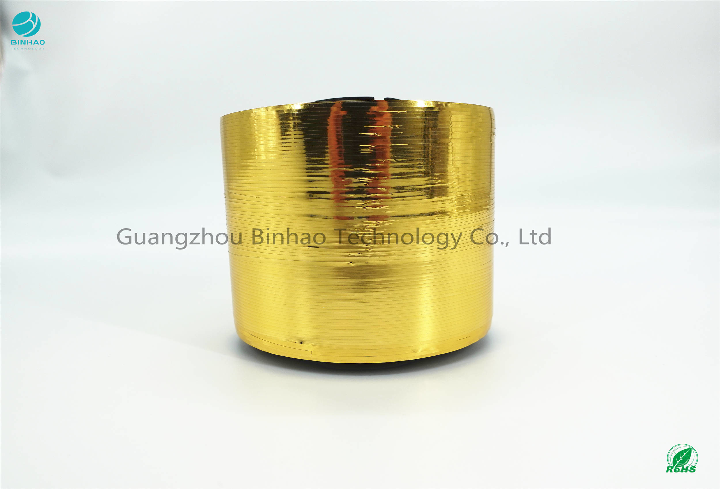 Gold Shining Adhesive Shiny Tear Tape Strip Easy Open Feature BOPP Normal Materials