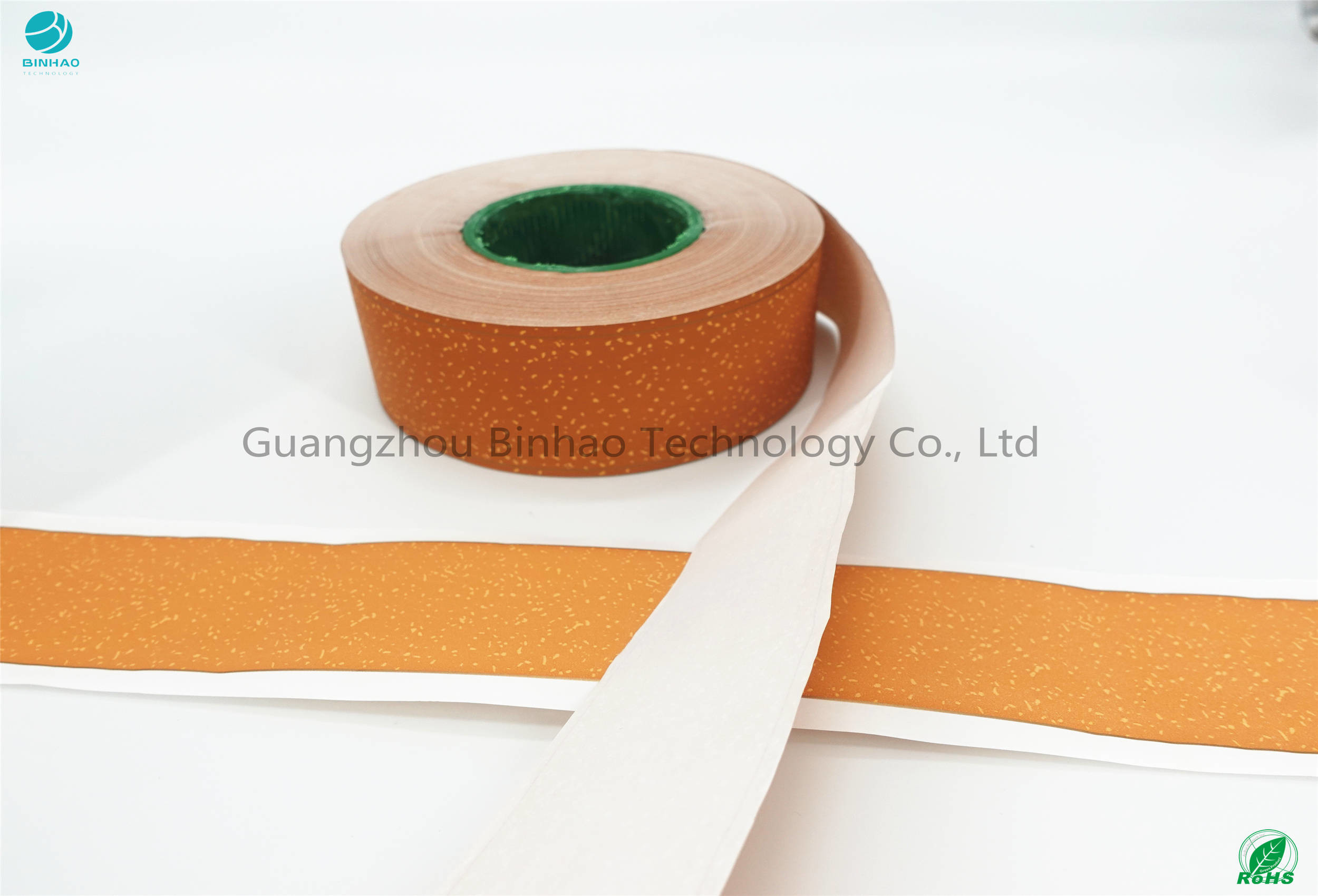 Yellow Colour Cork Tipping Paper 34 Gsm Weight Cigarette Paper