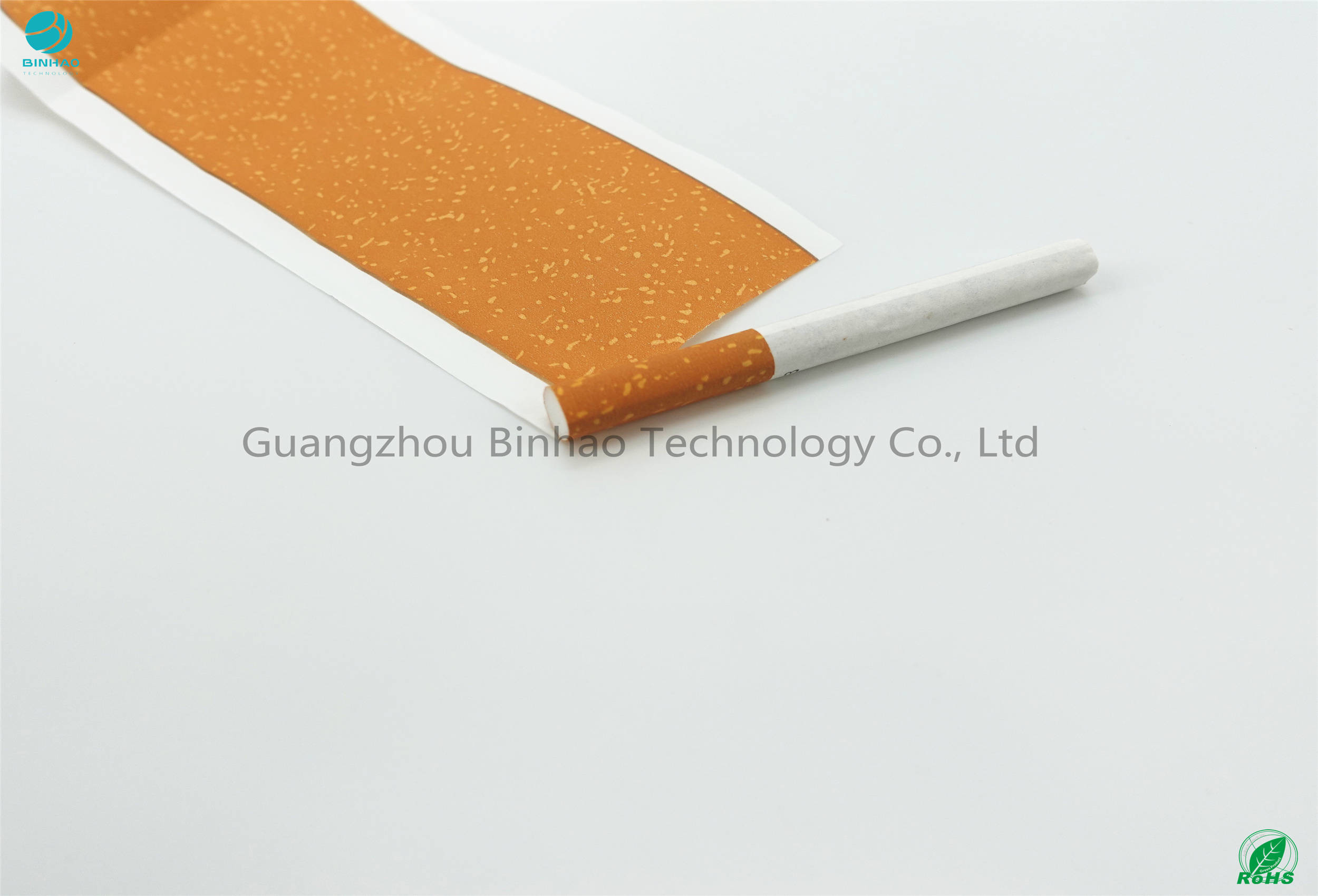 Hot Stamp Foil 34gsm Cigarette Cork Tipping Paper