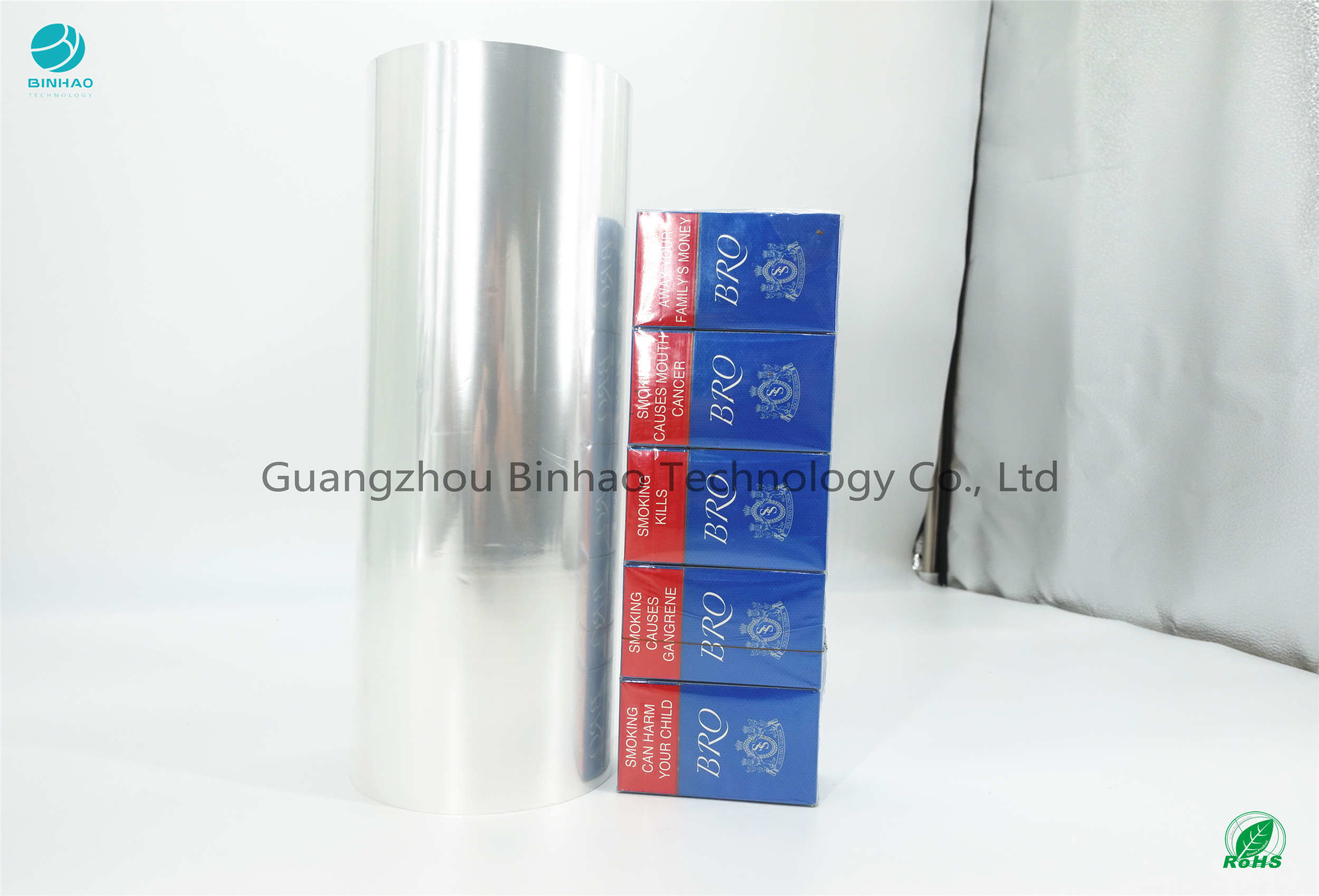 Outer Diameter Less Than 400mm PVC Packaging Film For Cigarette
