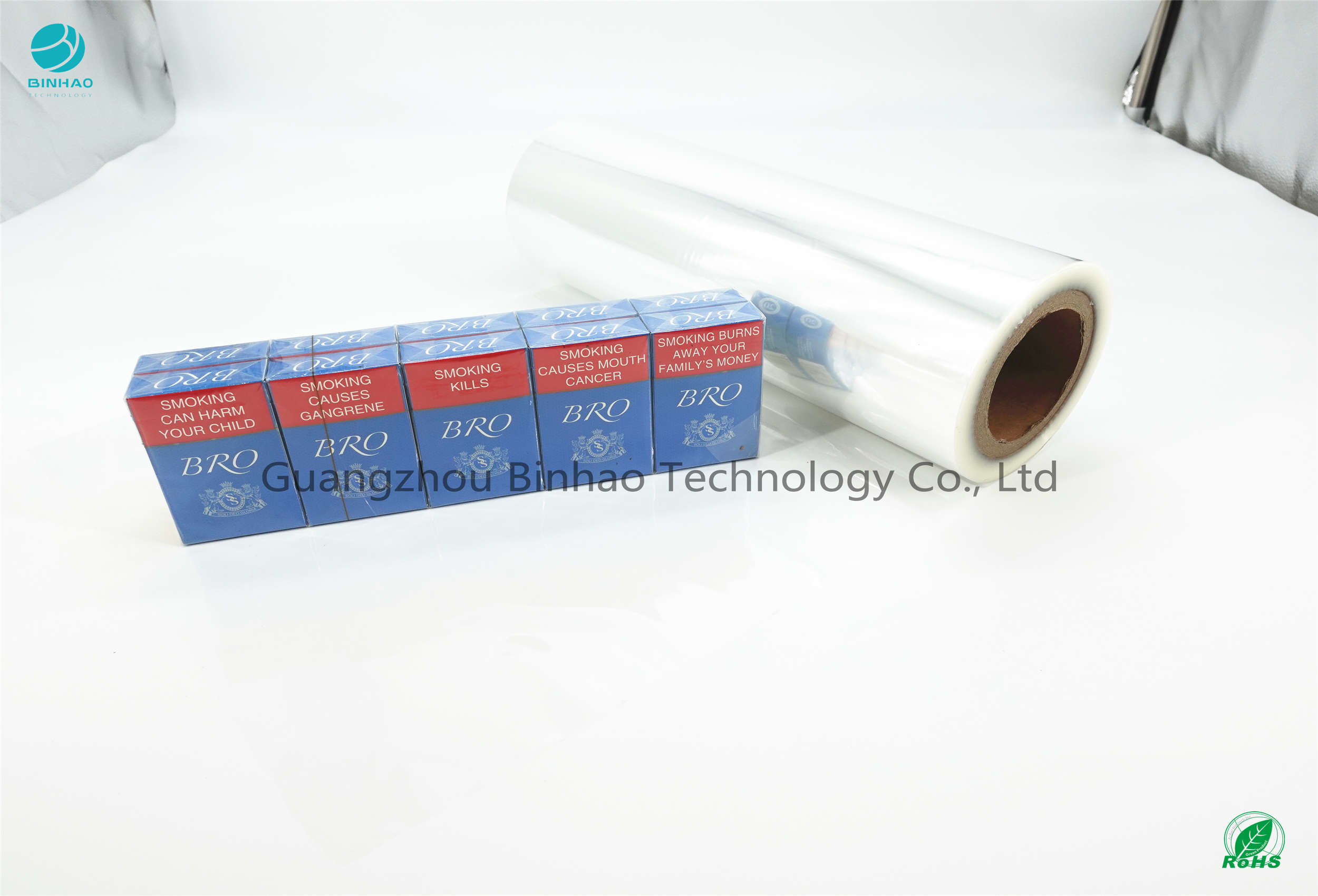 3&quot; 0.1mm PVC Packaging Cigarette Film Tearing Strength 40