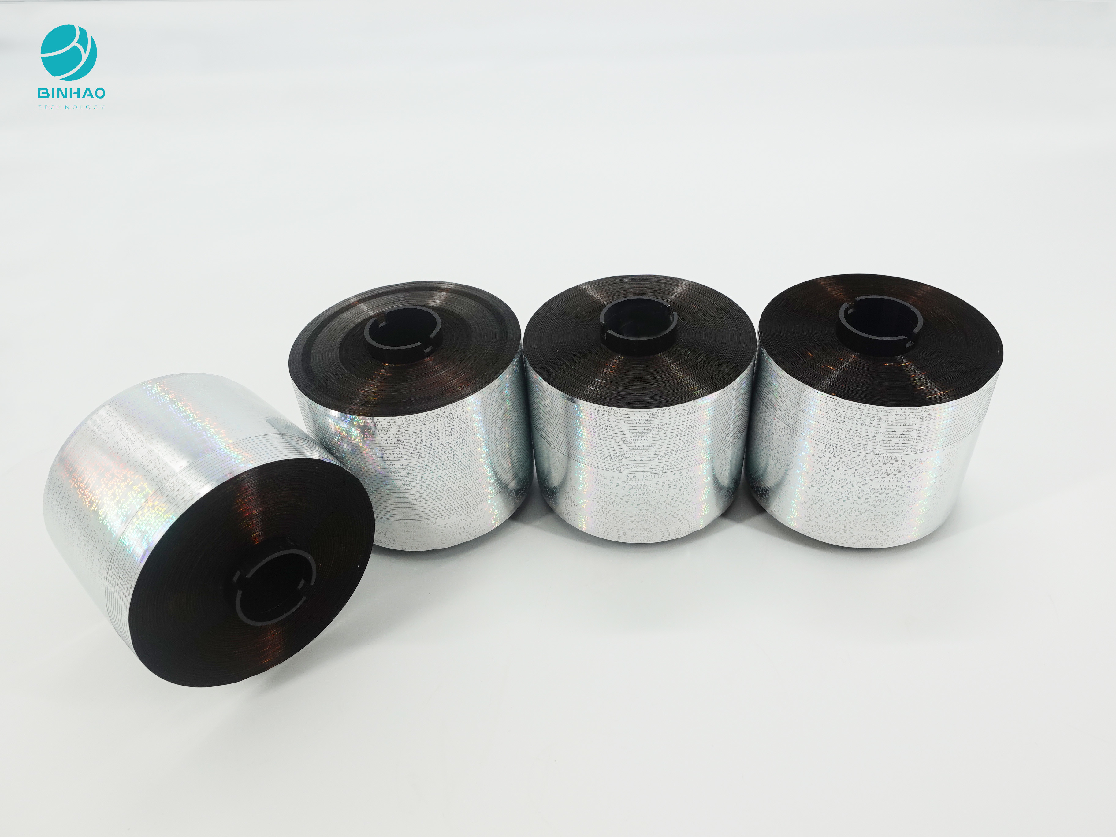 1.6-5mm Silver Color With Customized Logo Tear Tape For Package In Rolls