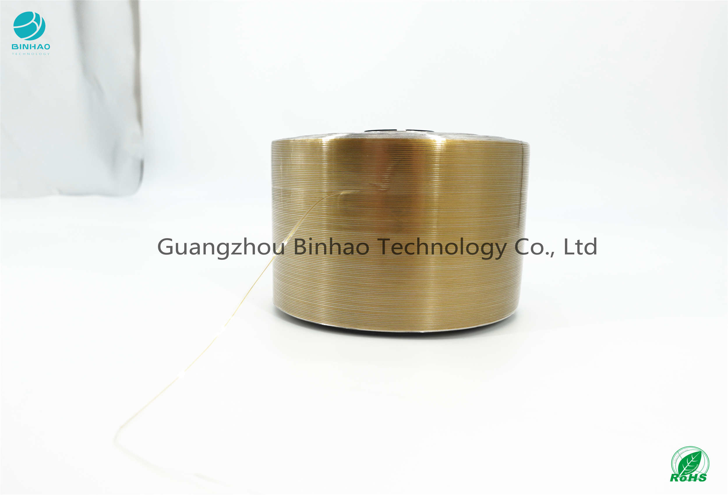 MOPP / PET Raw Materials Self Adhesive Tear Strip For Tobacco Packing