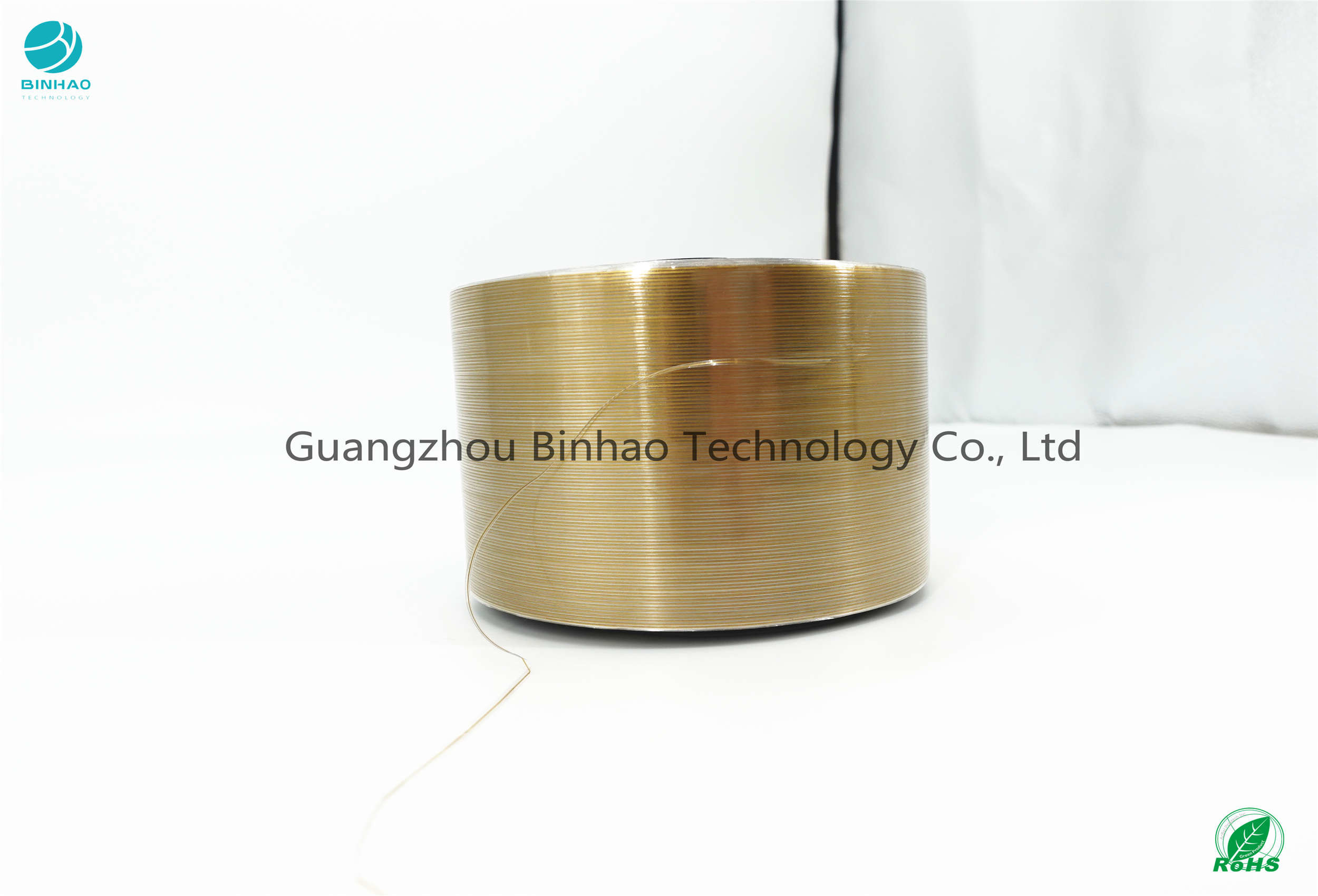 Easy Chocolate Tear Tape Gold Line Color Package Materials 30mm ID
