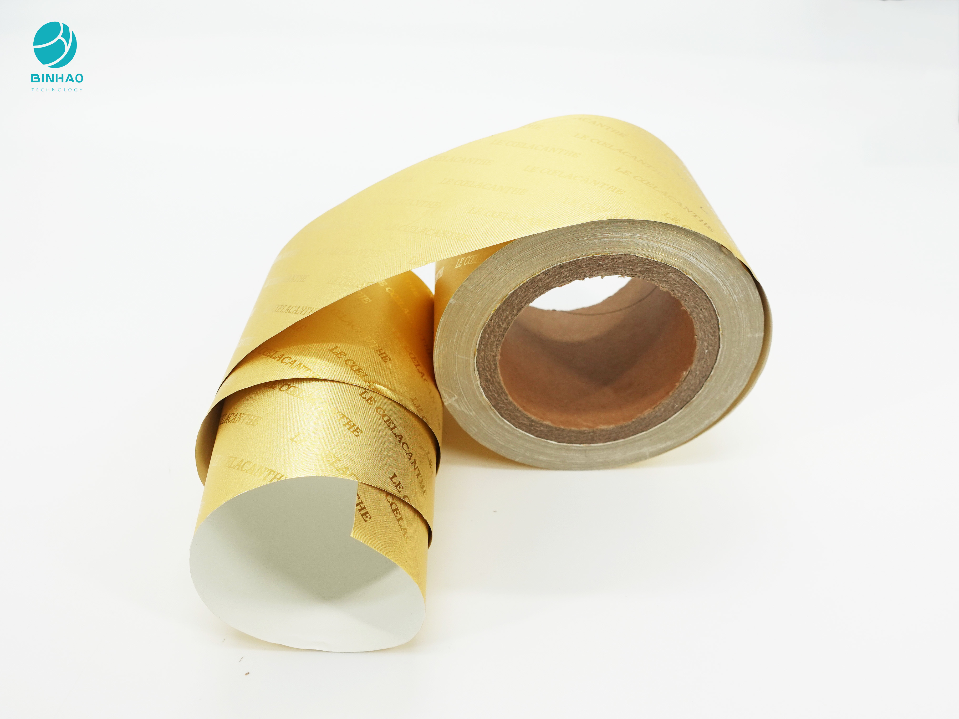 Embossing Golden 8011 Aluminum Foil Paper For Cigarette Inner Packaging