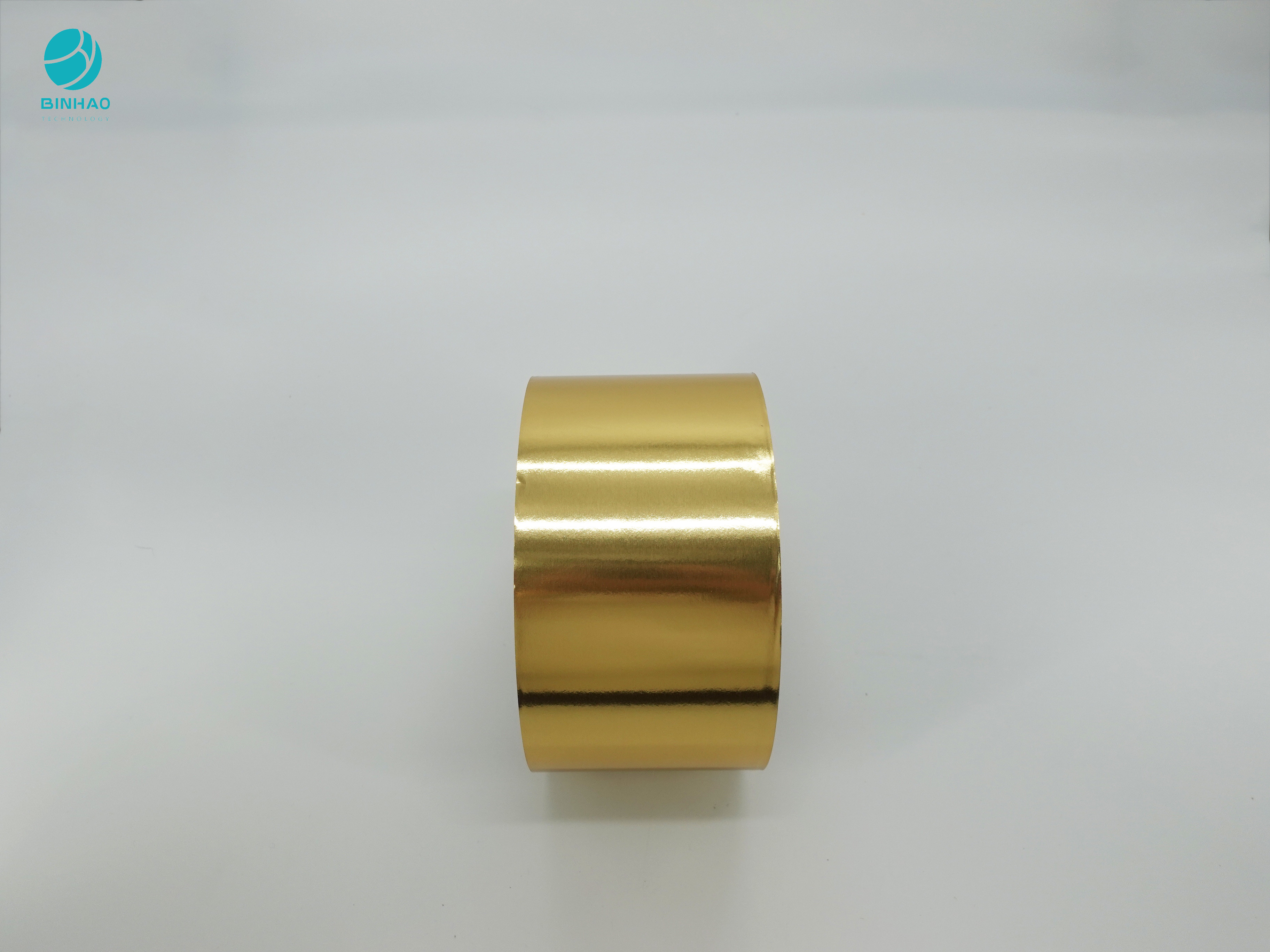 55Gsm Shiny Golden Cigarette Wrapping Aluminium Foil Paper For Packaging