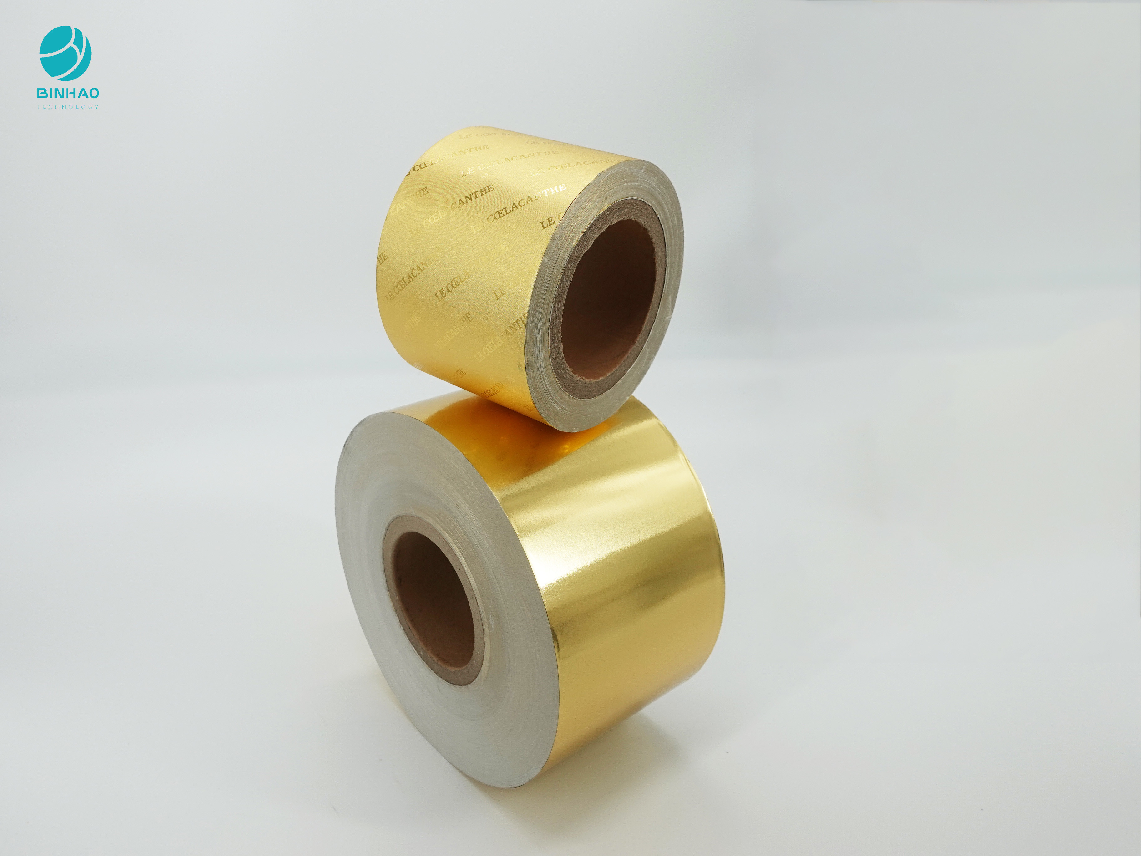 Custom Gold Composite 114mm Aluminum Foil Paper For Cigarette Inner Packing
