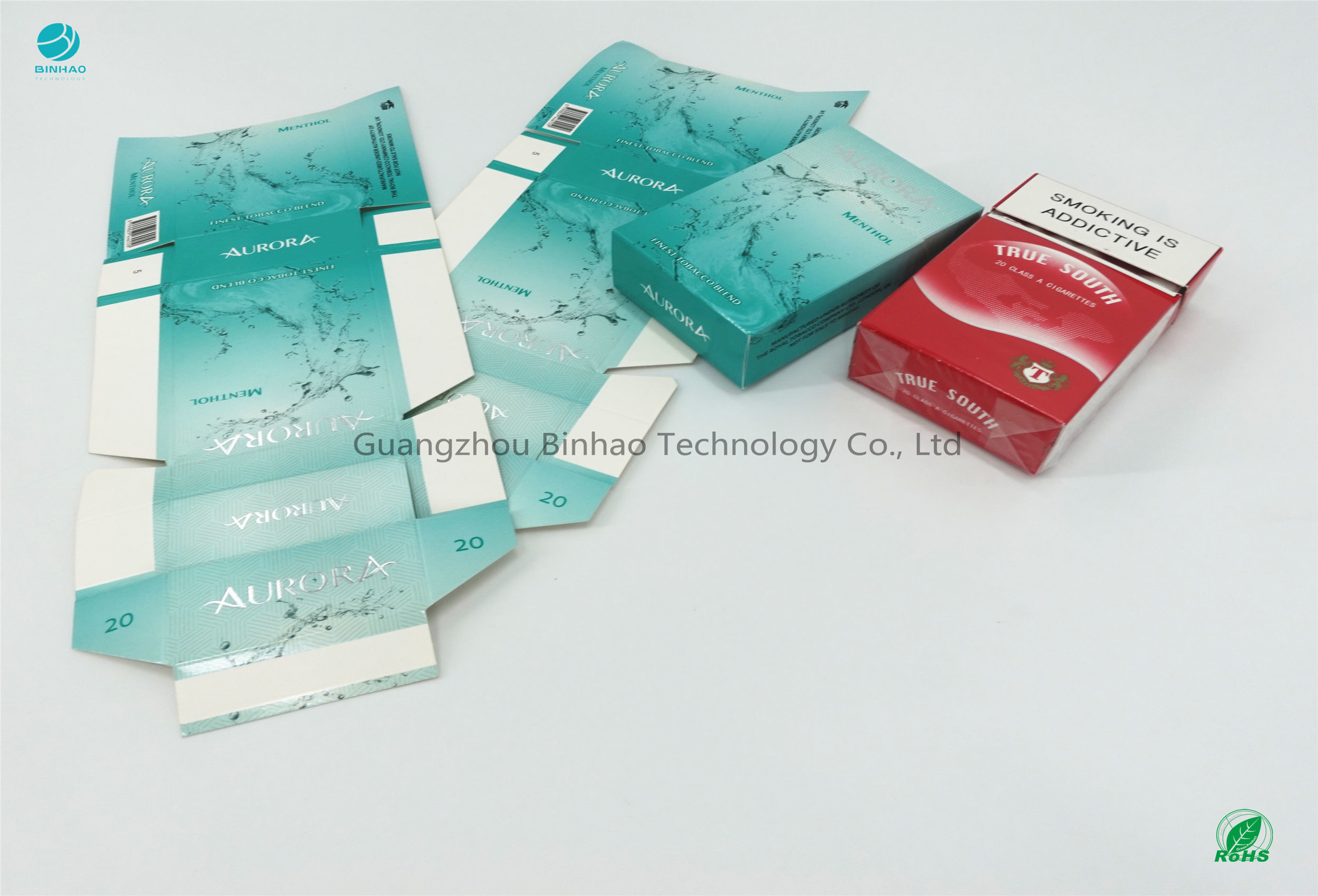 PaperBoard White Paper Tobacco Package Cases Printing 220gsm - 230gsm SBS Type