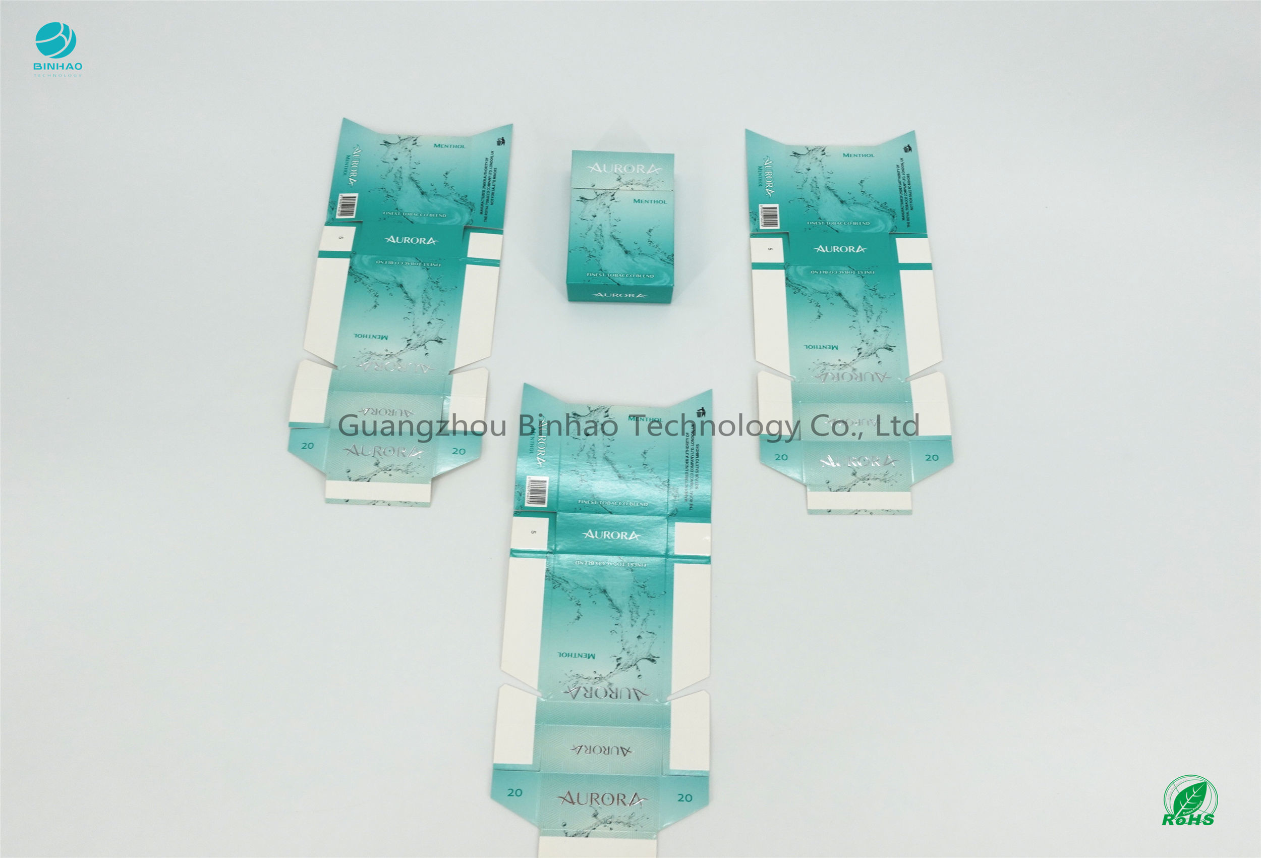 100% Virgin Pulp Cardboard Customized Cigarette Cases High Sharpness