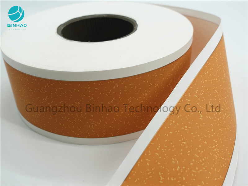 Customized Cork Cigarette Tipping Paper With Golden Line For Cigarette Filter Rods