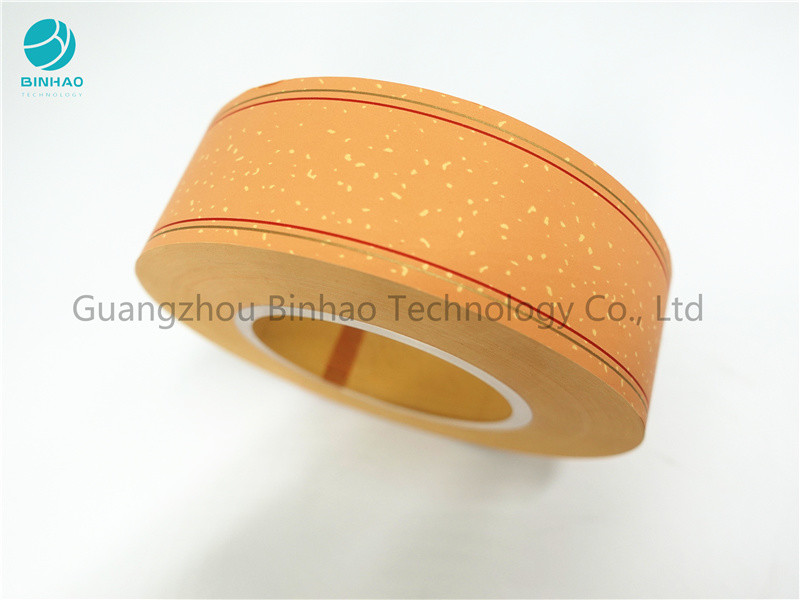 Offset Printing Cigarette Filter Yellow Cork Tipping Paper