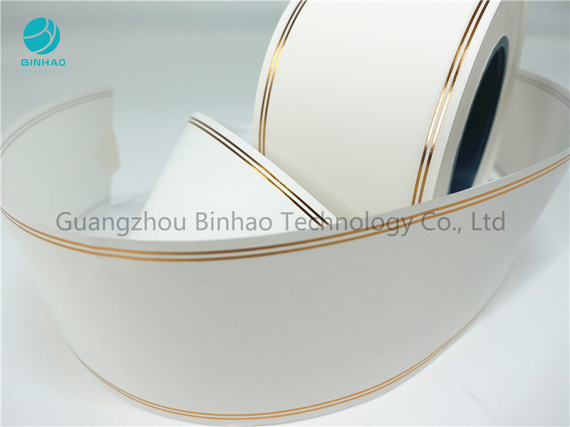 64mm Filter Rod Wrapped Customized Tipping Paper 34 Gsm