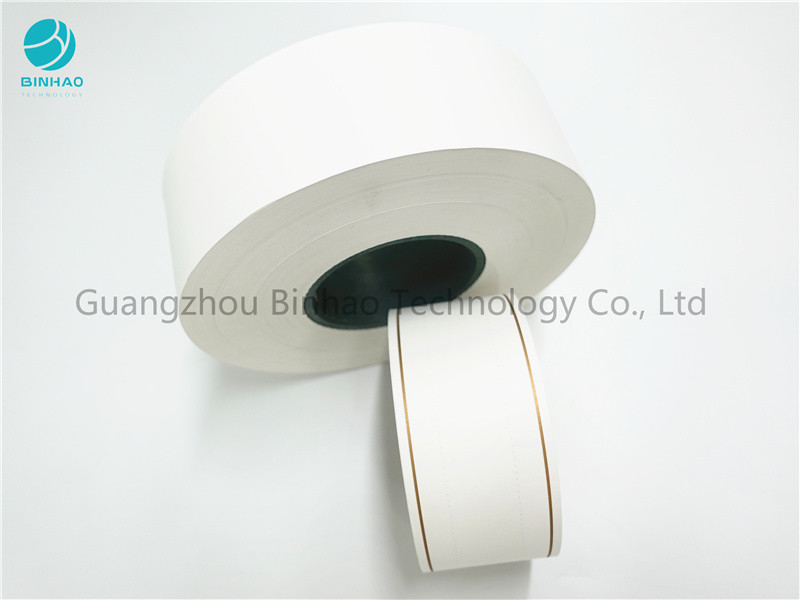 52 Mm White Cigarette Tipping Paper 34 Gsm For Filter Rod Wrapping