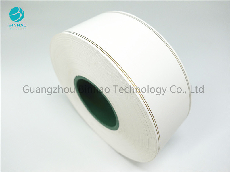 50 Mm Custom Logo Stamping Golden Line Tipping Paper For Cigarette Wrapping