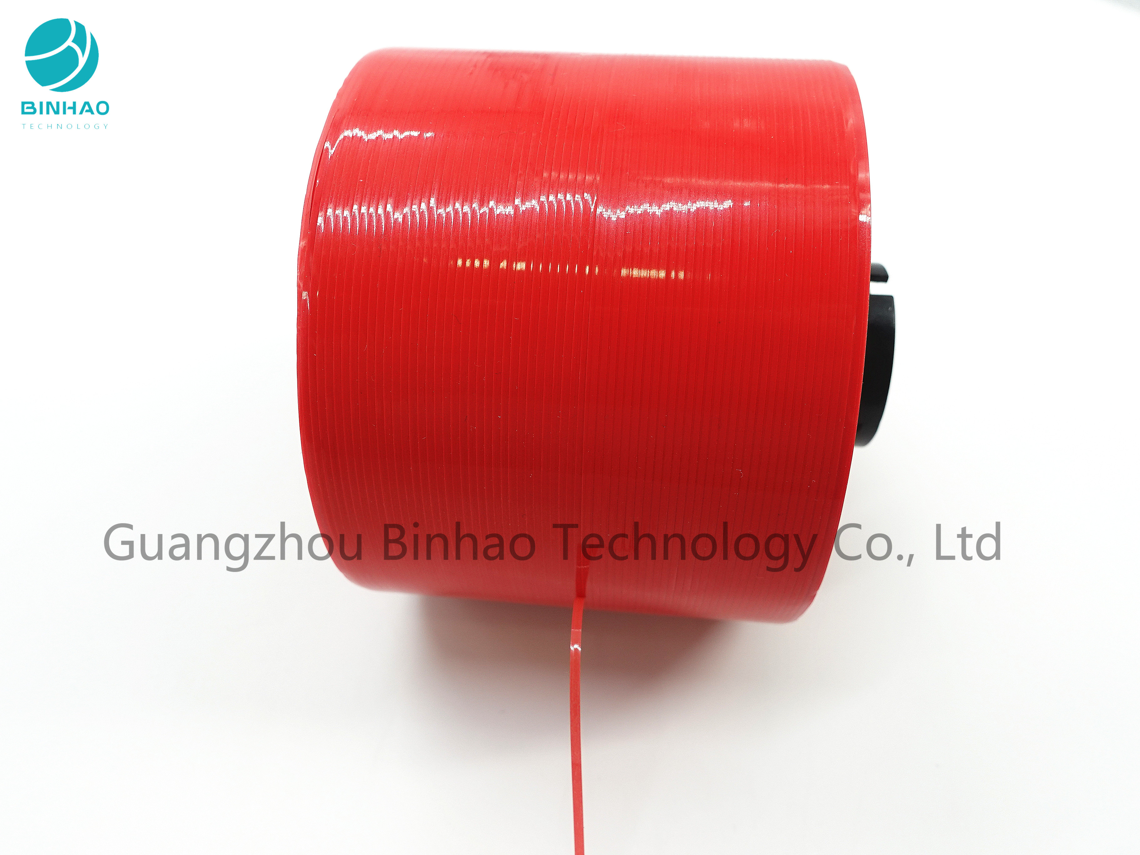 Full Red MOPP 30 Micron Single Side Adhesive Tear Strip Tape