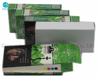 Tobacco Green Packet Cardboard Cigarette Cases And Shisha Outer Boxes