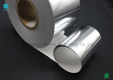 Silver Moisture - Proof Aluminium Foil Paper With White Backing Base Paper For Premium Cigarette Packaging