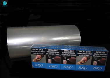 Clear Waterproof PVC Film Roll For The Tobacco , Cigarette Box Packaging
